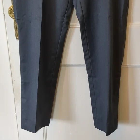 Ermenegildo Zegna Wool Dress Pants 34X28.5 Dark Gray 50 Regular Straight Leg - Picture 6 of 16